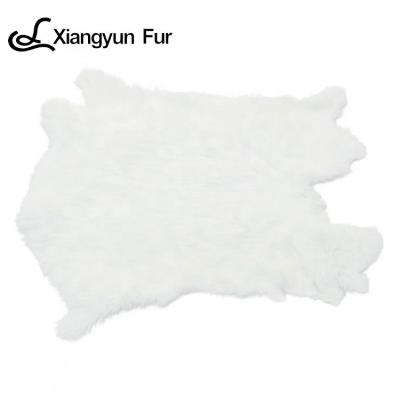 China NORDIC Luxury Shaggy Natural Color Real Rabbit Fur Blanket Throws Shaggy Fur Blanket Real Fur Home Decor for sale