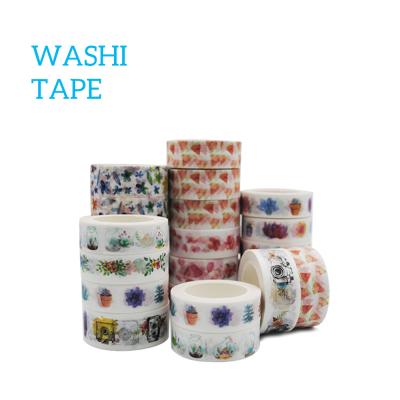 China Waterproof+Eco-friendly Popular Fashion Custom Design Washi Tape DIY Sticker Printing Washy Tape OEM for sale