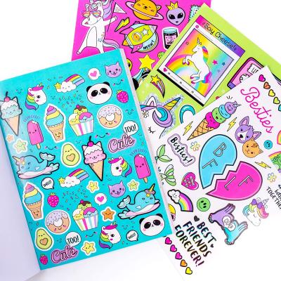 China 1500+ Decorative Sticker Book Positivity Quotes Sweet Treats VSCO Girl Unicorns Styles For Students And Kids for sale