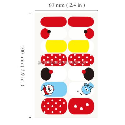 China Decorative Sticker Covers Full Art Stylish Nail Polish Strips Nail Wraps Stickers for Women and Girls for sale