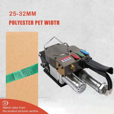 China Banding Welding Pneumatic Plastic Strapping Tool Box Packing Handheld Automatic Strapping Machine for sale