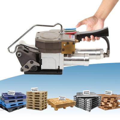 China Tape 25 - 32mm Pneumatic Plastic Strapping Tool Tensioner Strap Joint Pallet Packing Machine for sale