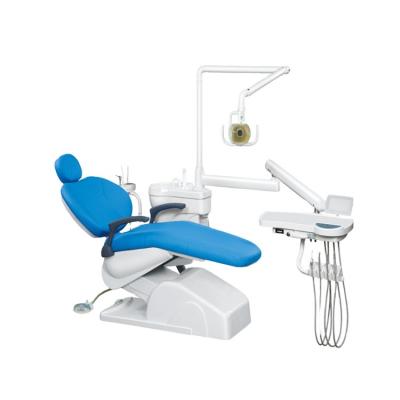 China GYN CE and ISO Approved Dental Chinese Under Furrow Hand Style Integral Dental Unit Portable Dental Chair for sale