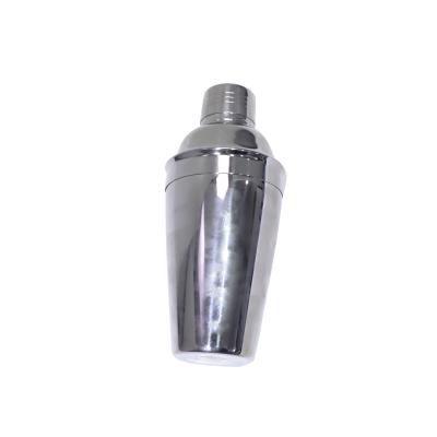 China Disposable Hot Sale Factory Manufacture Silver Stainless Steel Metal Cocktail Shaker Bottle for sale