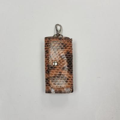 China Brown Real Snake Skin logo customized NATIONAL leather main support for sale