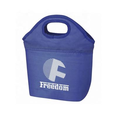 China Waterproof Promotional Sublimation Printed Neoprene Cooler Bag Insulated Lunch Bag for sale