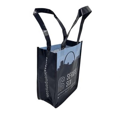 China Eco-Friendly Customized Nonwoven Footprint Logo Promotion Tote Bag for sale