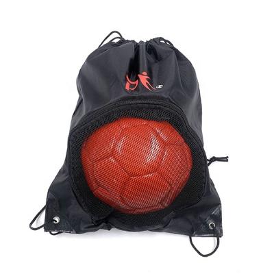 China Custom New Arrival Eco-friendly Sport Bag Gym Drawstring Bags Basketball Backpack With Mesh Pocket for sale