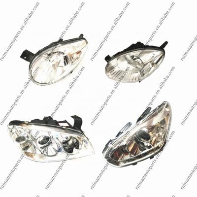 China pp & chery glass head lights head lamps for all chery cars original and excellent aftermarket quality for sale