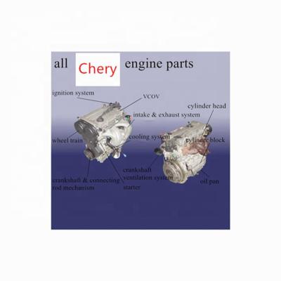 China metal all chery engine spare parts 371 372 472 473 477 484 481 E4G16 E4G15B D4G15B F4J16 original and aftermarket parts for sale