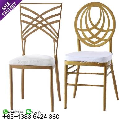 China King Throne White And Gold Modern Luxury Wedding Banquet Reception Chair Wedding Supplies Sitting Supplying Furniture for sale