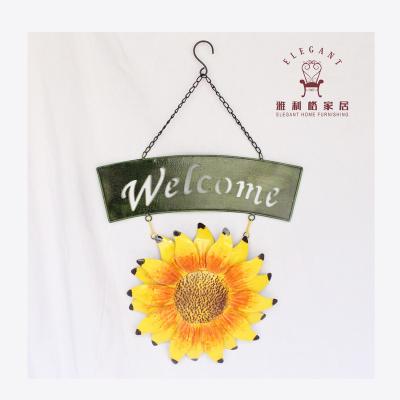 China Sunflower Sunflower Hanging Design Customized Colorful Welcome Decor for sale