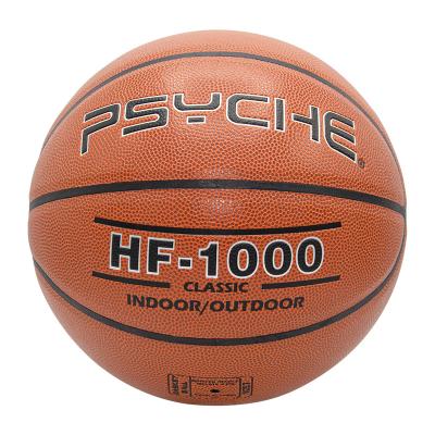 China Customized Basketball With Your Logo PU Indoor Outdoor Size 7 To Train HF-7009 for sale