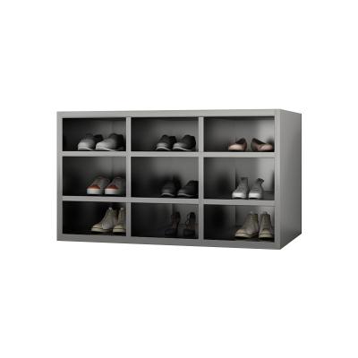 China (Size) Adjustable Easy To Collect Modern Large Shoe Rack Metal Shoe Storage Cabinet for sale