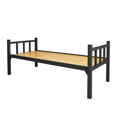 China (Size)Adjustable European Modern Black Iron Bed Set Furniture Bedroom Dorm Beds for sale