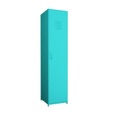 China Morden Used Multifunctional Metal Cabinets Locker Wholesale Furniture Vertical Single Steel Locker for sale