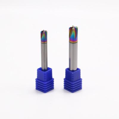 China Customized Carbide End Mill Cutters With DLC Coating Like Inner R Cutter End Mill And Ball Mill for sale