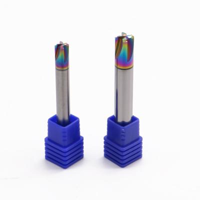 China 2F-4F Carbide End Milling Cutters met aangepaste Helix Angle DLC-coating voor Alu Te koop