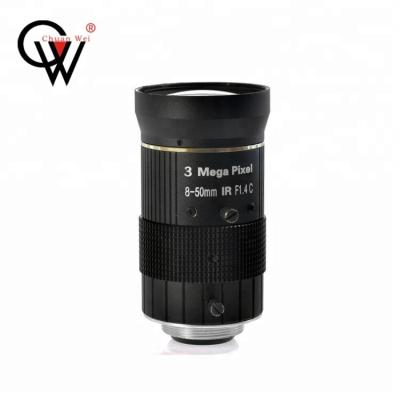 China Wholesale Industry Industry Lens 8-50mm 3MP C Mount Manual Focal CCTV Optical Glass Lens Metal+Glass Lens for sale