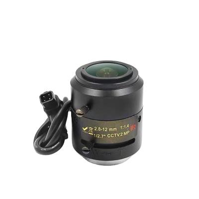 China Metal + Auto Iris Lens Varifocal Lens CCTV Optical Glass Lens 2.8-12mm 2MP CS Mount for sale