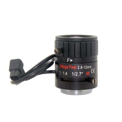 China Metal + CS Glass 2.8-12mm Optical Mount 3MP Wholesale Varifocal Lens Auto Iris CCTV Lens for sale