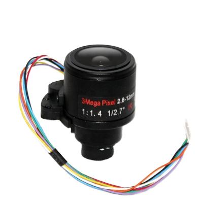 China Metal + Optical Glass CW 2.8-12mm F1.4 3MP Motorized Auto Iris IR CCTV Camera Lens for sale