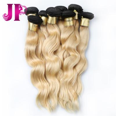 China Full End JP Hair Factory Price Shiny Loose Wave Virgin Brazilian Remy Human Hair Brazilian Blonde for sale