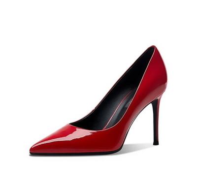 China Women High Heels Pumps Pointed Toe Pattern Stiletto Beautiful Elegant High Heel Sexy Women Shoes for sale