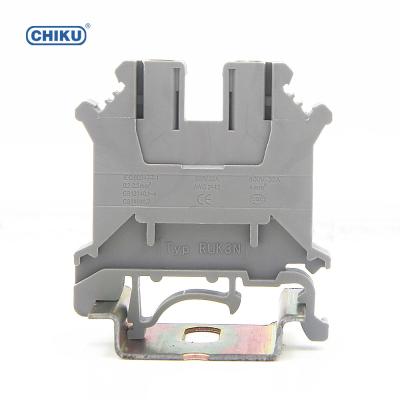 China Power distribution box and screw terminal block din rail 32 A / 2.5 U/L etc. mm2 CE RUK 3N approved for sale