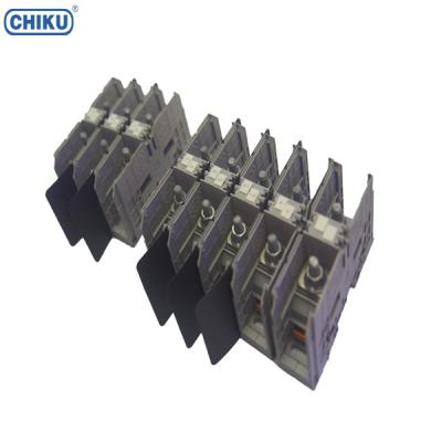 China Feed through double 185mm2 stud terminal block feed for sale