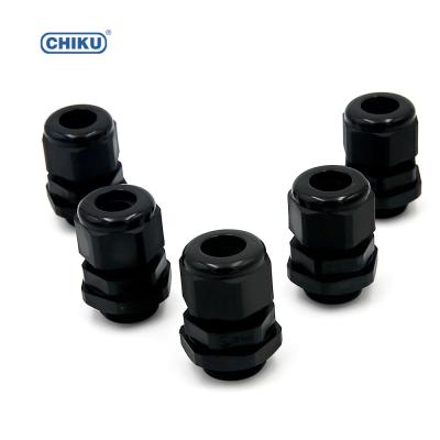 China IP68 waterproof nylon cable gland cable socket joint part firmly PG11, U/L connector waterproof plastic gland joint for sale