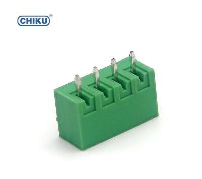 China Pitch 4P power distribution box PCB and screw pluggable terminal block etc. 3.81mm for sale