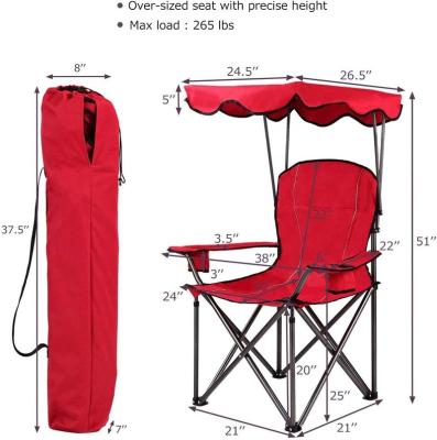 China Modern Camping Folding Chair Directors Chair Heavy-duty Oversized Portable with Side Table Pocket for Beach Fishing Travel Picnic for sale