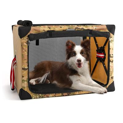 China Factory Free Open Dog Kennel Cloth Dog Crate Dog Hike Open Playpen Heavy Duty Washable Portable Direct Windproof Dog Carrier Bag for sale