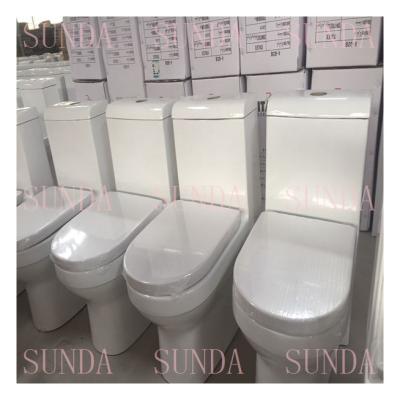 China New Type Double-flush Top Sale Ceramic Siphonic One Piece Toilet For Bathroom for sale