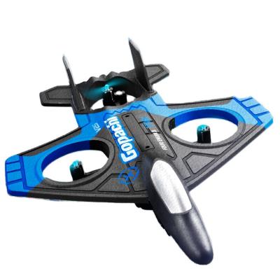 China New 360 Degree Headless Stunt Headless V25 Mode EPP Foam Air Plane Air Plane Fight Toys Rc Glider Drone for sale