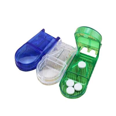 China Hot Selling PP Sunshex Amazon Medicine Box Pill Cutter Medicine Breaker Splitter Medicine Dispenser New For Elder Care for sale