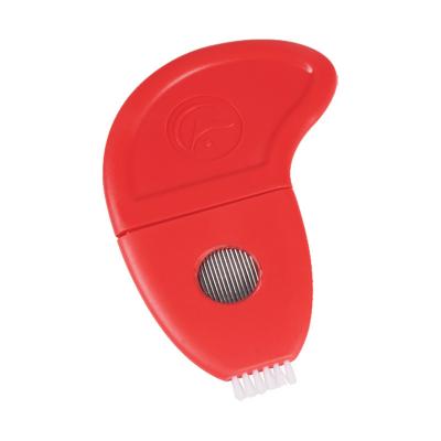 China Ningbo Sunshex Plastic Lice Comb Massage PP Handle Hair Brush for sale