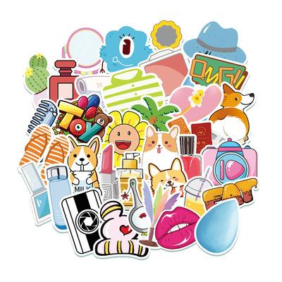 China Waterproof Custom Adhesive Logo Stickers Custom Printing Laptop Stickers for sale