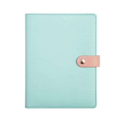 China 2021 Leather Hardcover Custom 6 Ring Binder A5 Sheet Planner Notebook for sale