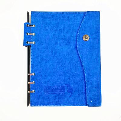 China Hardcover A5 Ring Binder Notebook With Logo for sale