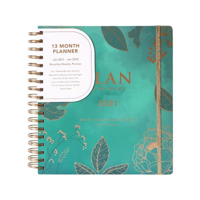 China Custom Hardcover Free Sample Travel Planner Book Private Label Planners Diary Dotted Blank Notebook A5 Journal for sale