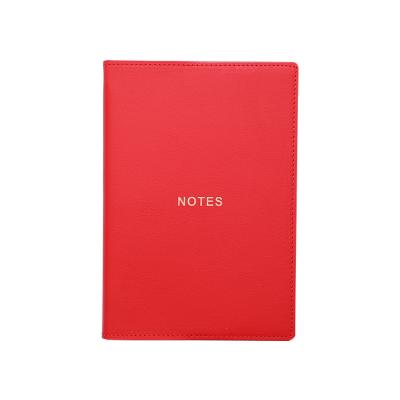 China Custom Logo A5 200 Low MOQ Classic Hardcover Journal Notebook Planner Pages Soft Cover Recycle Paper Agenda for sale