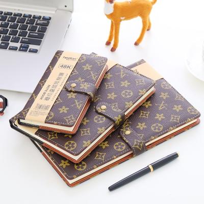 China Leather hardcover calendar diary brand diary a5 notebook leather cover for sale