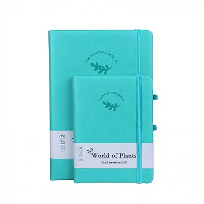 China High Quality Custom Gift Hardcover Office Agenda Notebook Maker Business A5 Leather OEM Leather Diary for sale