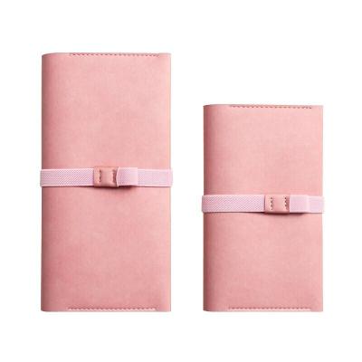 China Promotional hardcover eco notebooks pocket diary office leather notebook with pen holder - manufacturer for sale