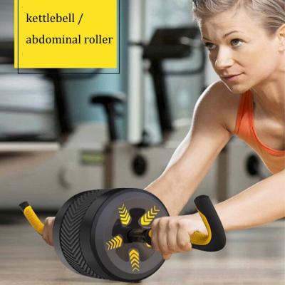 China Kettlebell and 2 Crunches in 1 Muscle Exerciser ab Wheel Roller Automatic Relinked Abdominal Set for sale