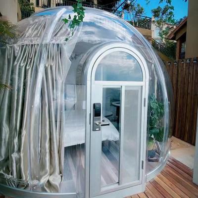 China Fireproof Outdoor Camping In House 5M Transparent Glass Geo Domes Bubble Dome Igloo for sale