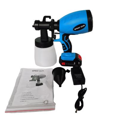 China Paint Spray Gun 18V 2000mAh Electric Paint Spray Gun Pot Capacity 800ml Nozzle Size 2.5mm Amazone Hot Selling Item for sale