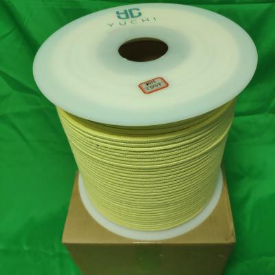 China 100% Kevlar-Aramid-Garn-Seile Geflechtetes Kevlar-Aramid-Seil für den Ofen der Glashärtemaschine zu verkaufen